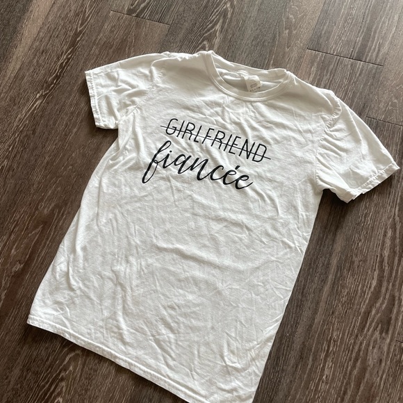 Girlfriend to Fiancé Shirt - Size S - Picture 3 of 5